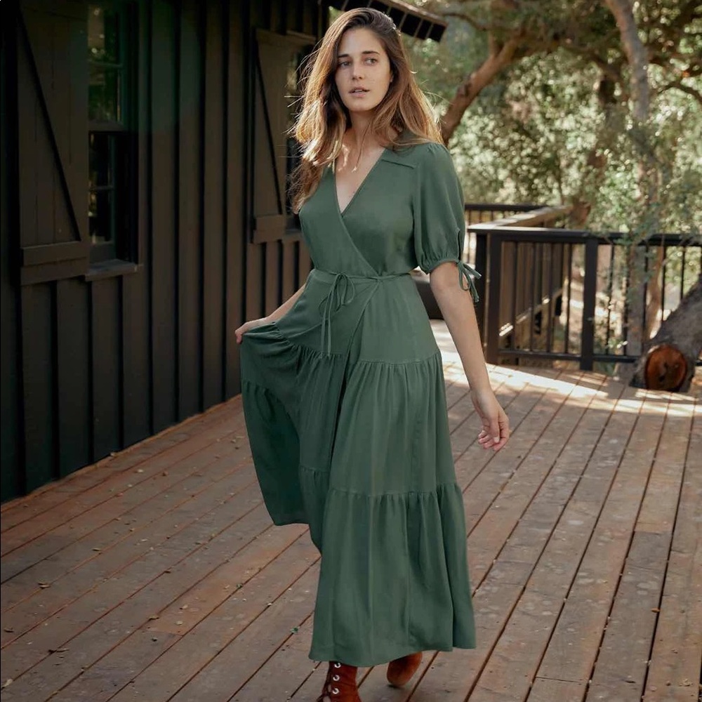 Christy Dawn Augusta Dress in Washed Pine